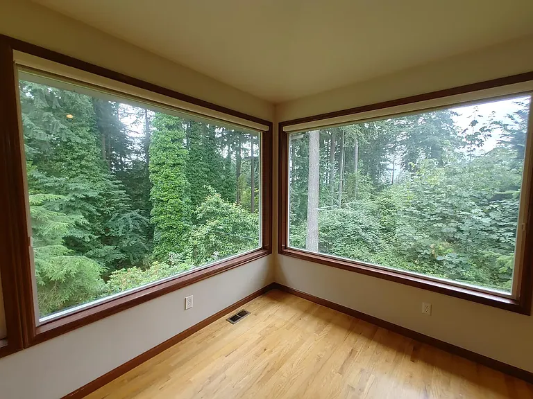 view from upstairs family room