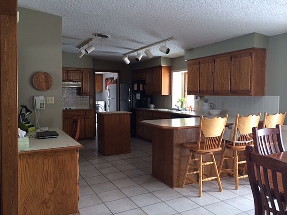 kitchen from dining area