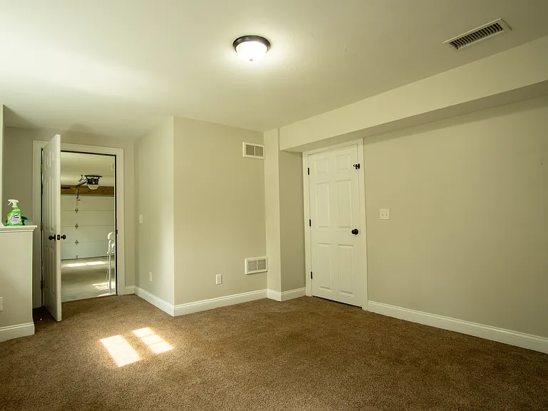 Lower basement room