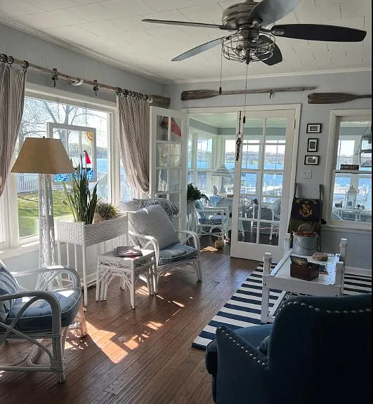 Serene views from the living room
