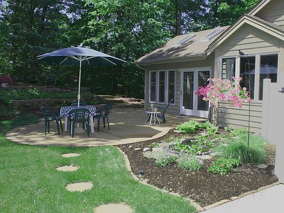 Patio with garden