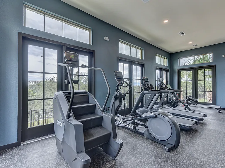 Stair-Climber in the 24-Hour Fitness Center