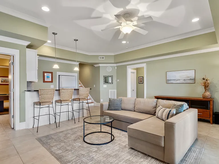 Lower level living room