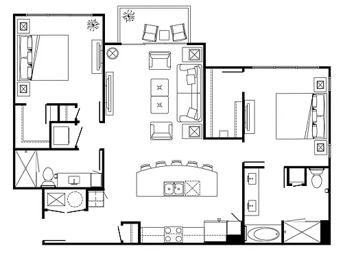 Floor plan E1