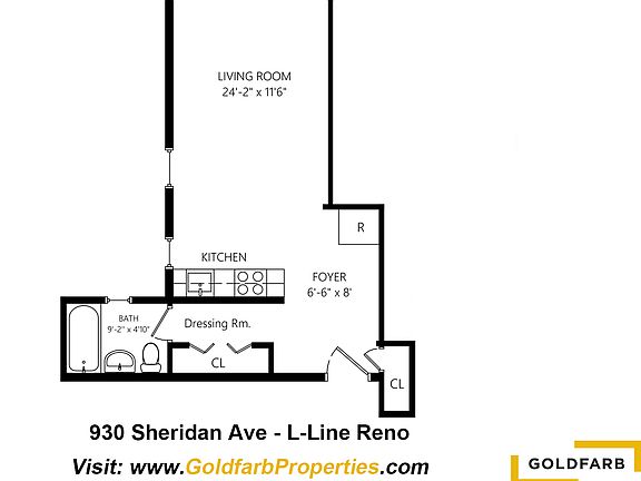 2nd image of 930 Sheridan Ave APT 4L