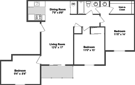 Meadow View Apartments and Townhomes — Photo 54