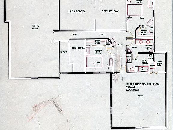 Second Floor Layout