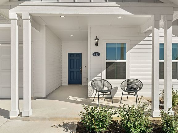 Welcoming front porch entrance