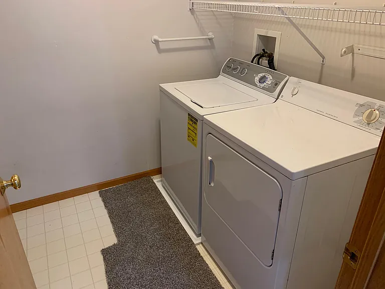 Laundry room on upper level