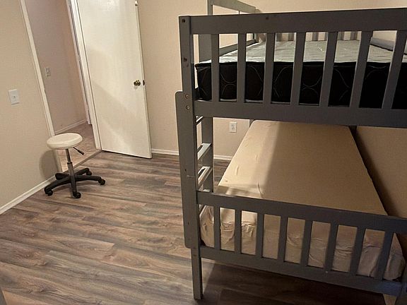 Bedroom comes equipped with bunk-beds and trundle bed. Furniture is optional.