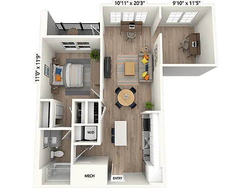 Floor plan AM15-D-M-Scheme II