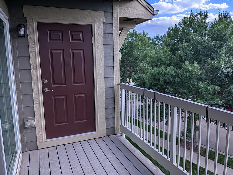 Patio with storage