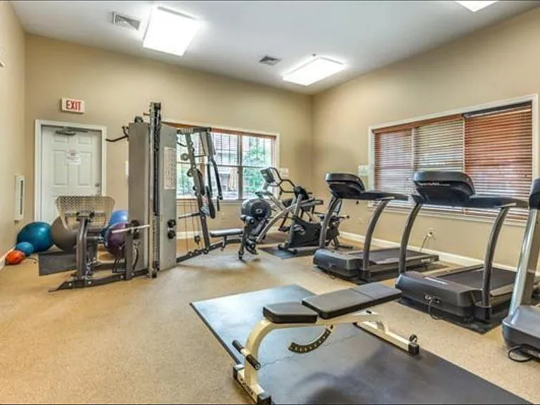 Community clubhouse gym