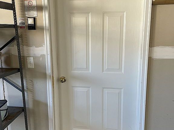 Entrance from garage