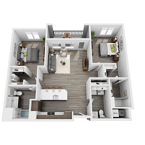 Floor plan Augusta - Fairway Flats