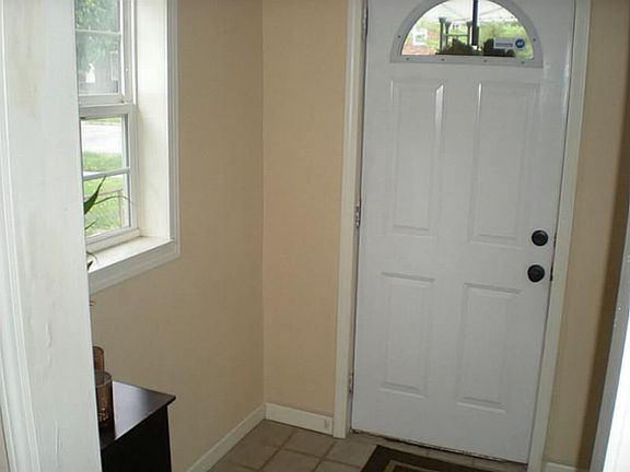 Exterior Front. large tiled entry