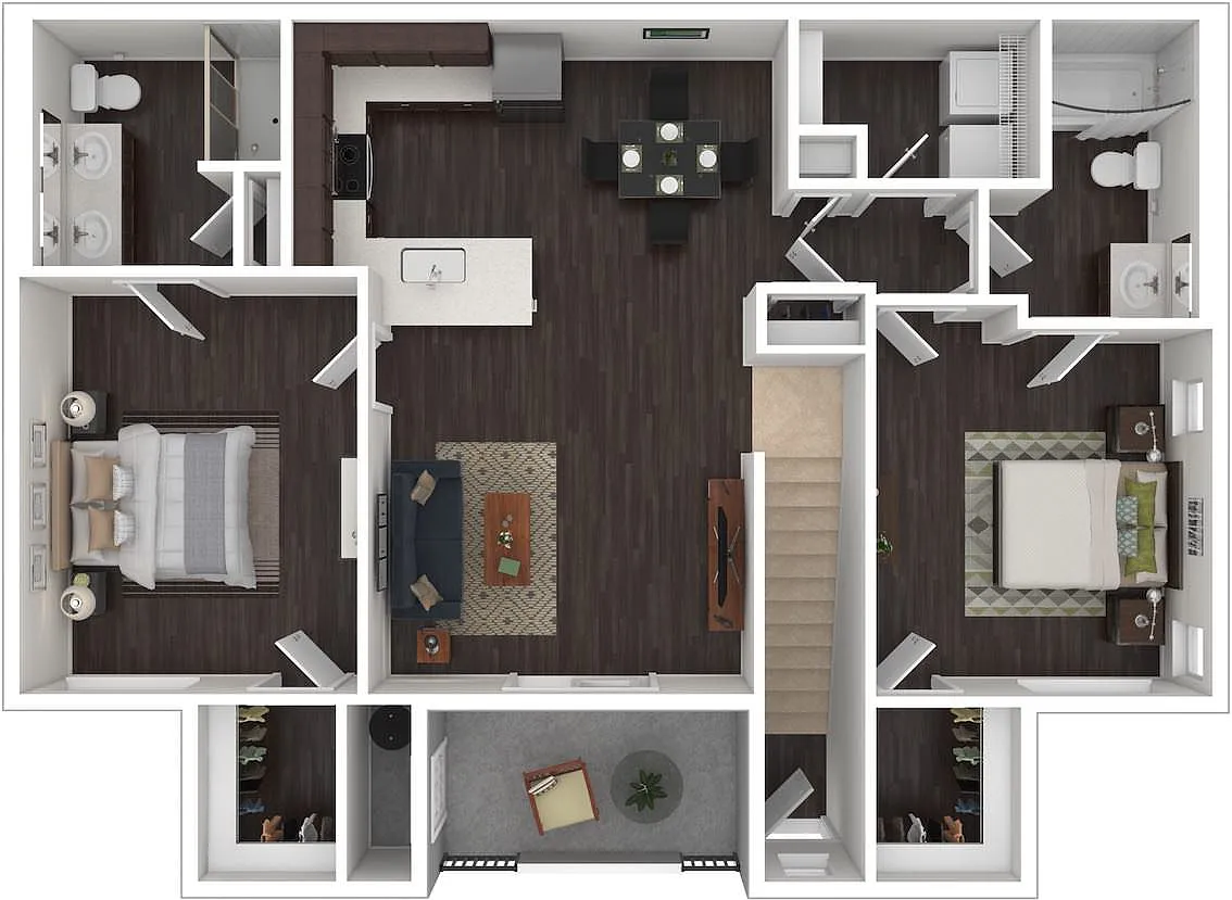 Floor plan 2X2D