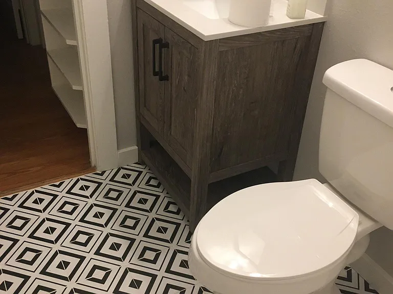 Remodeled bathroom