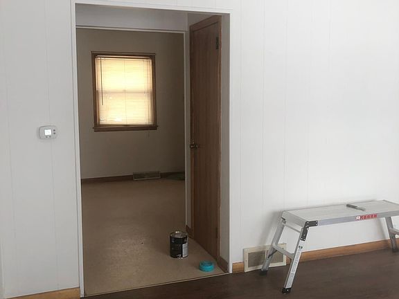 Living room looking into dining area