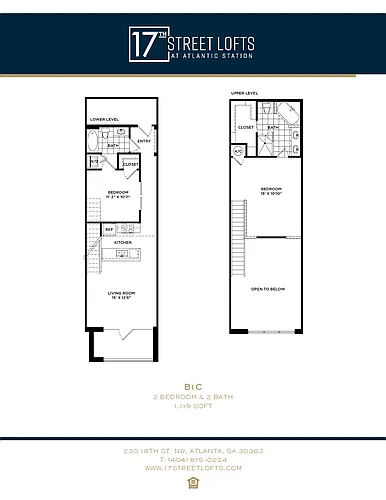 Floor plan B1C