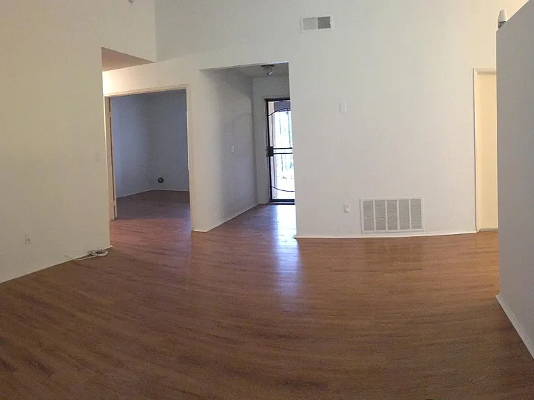 Living room and entry