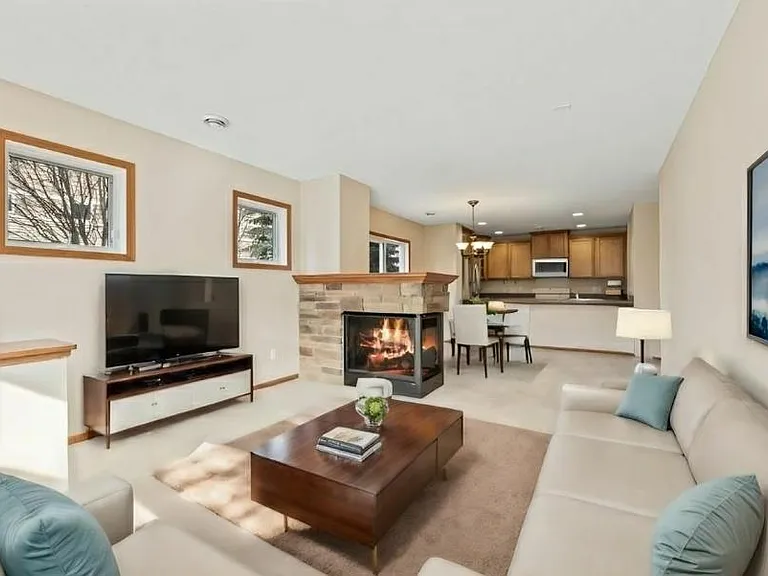 Another view of Living/Dining/Kitchen with furniture look