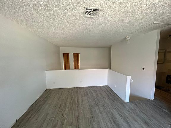 Loft bedroom with new flooring