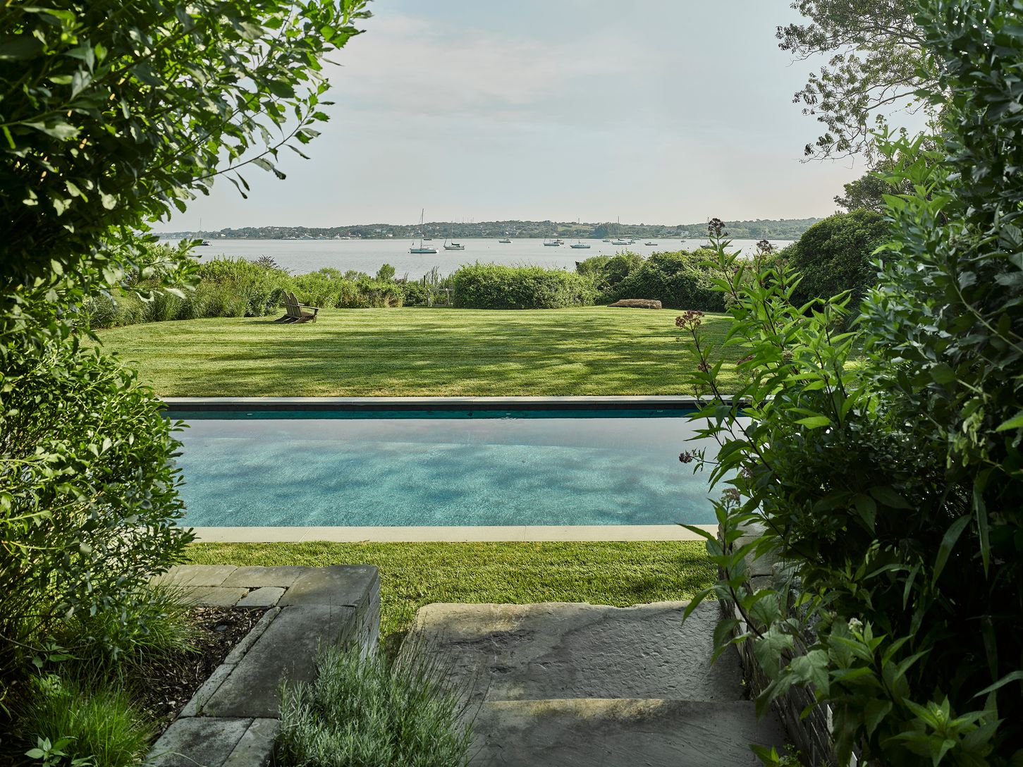  Water side Gunite swimming pool