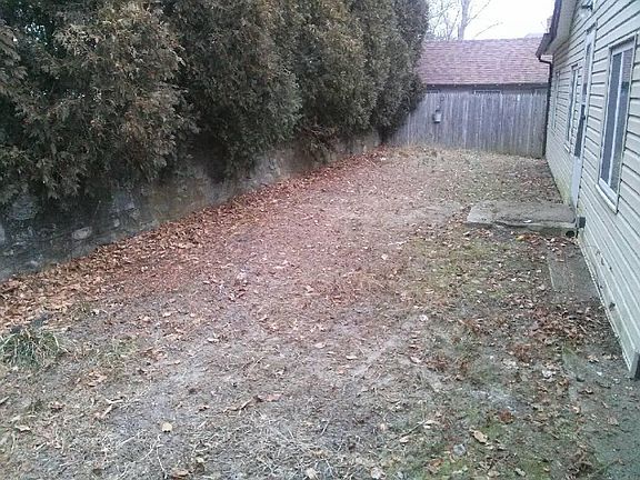 private fensed in yard