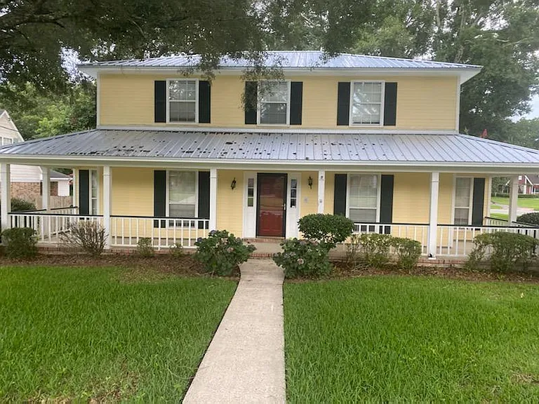 Front entrance of the house