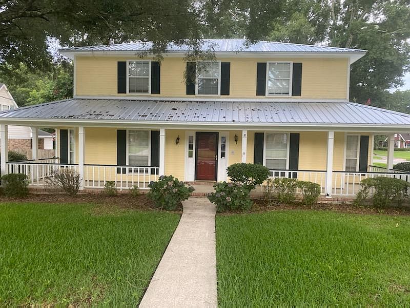 Front entrance of the house