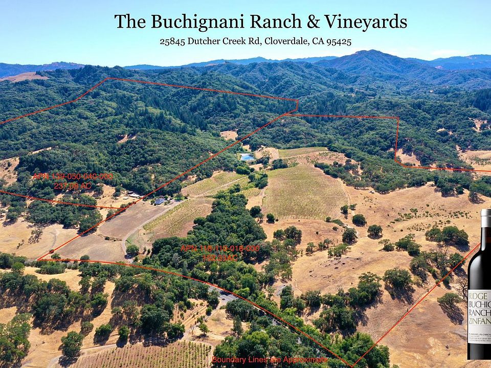 くー 25845 Dutcher Creek Road, Cloverdale, CA 95425 | MLS #325067622