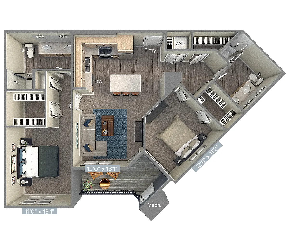 Floor plan Furnished-f-BM06-1051-67SF