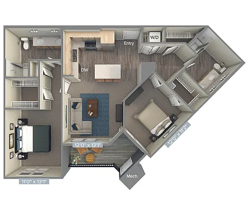 Floor plan Furnished-f-BM06-1051-67SF