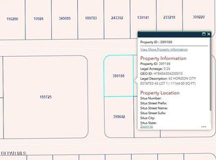 Pn 389188 42 Horizon City Ests Lot 1, El Paso, TX 79928