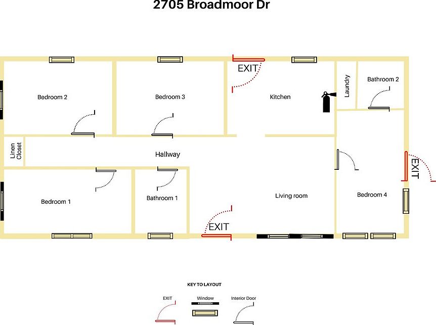 2nd image of 2705 Broadmoor Dr