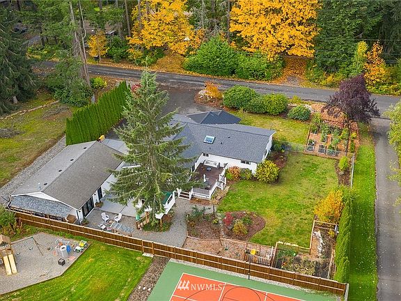 Raised and fully fenced garden beds located in the front and back yard.