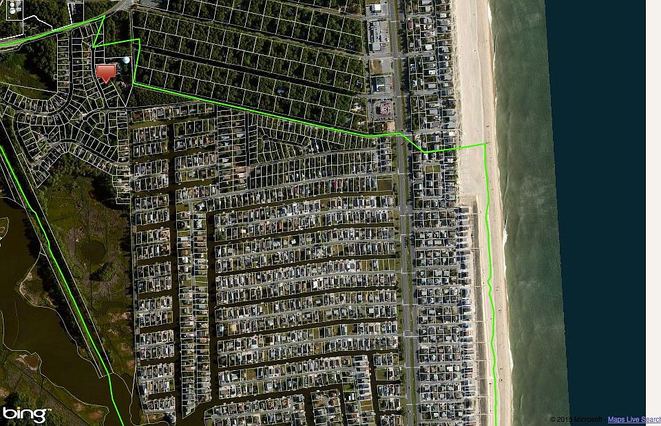 Map shows lot location 