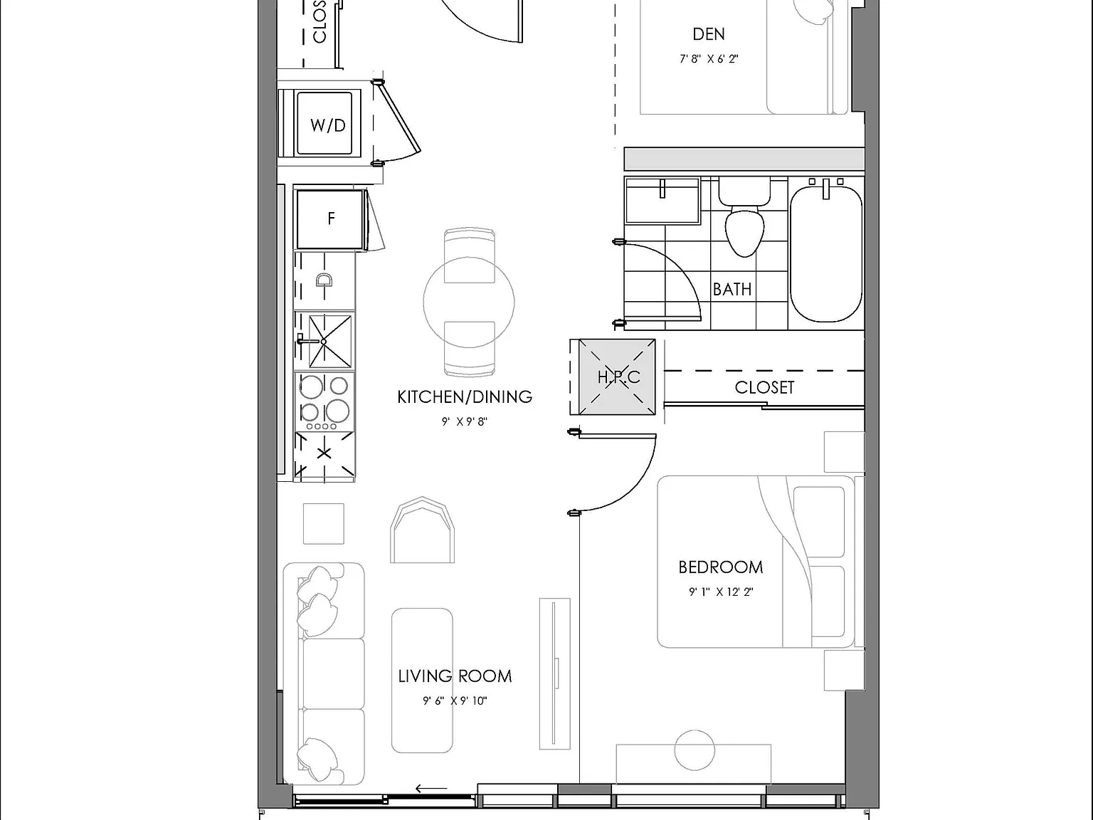 1 bed, $2,300 — Photo 2