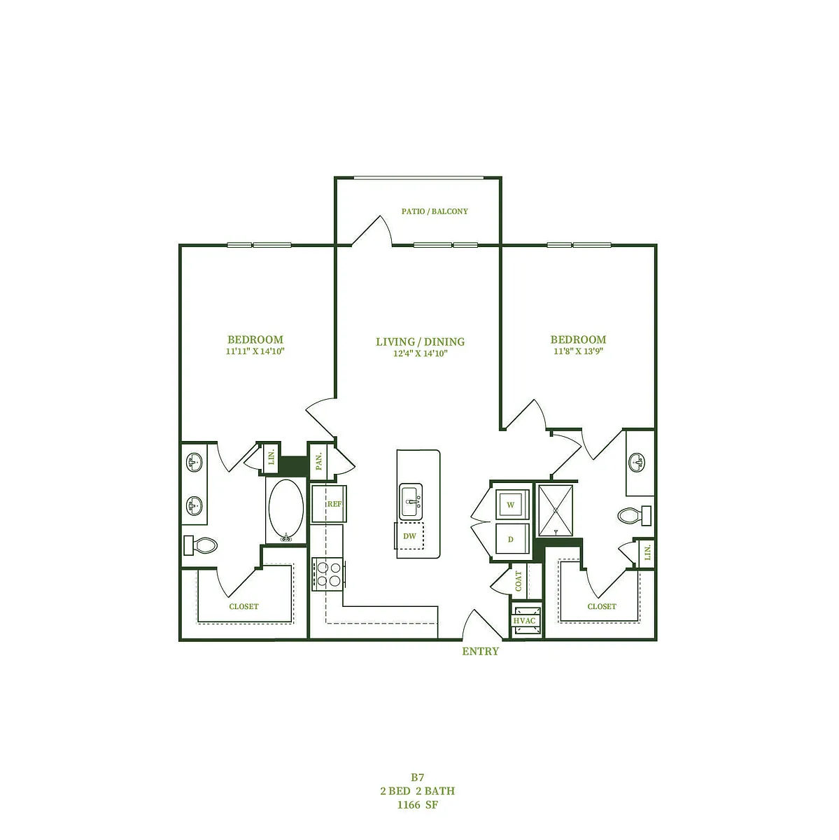 Floor plan B7