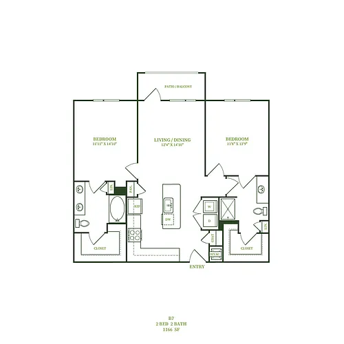 Floor plan B7