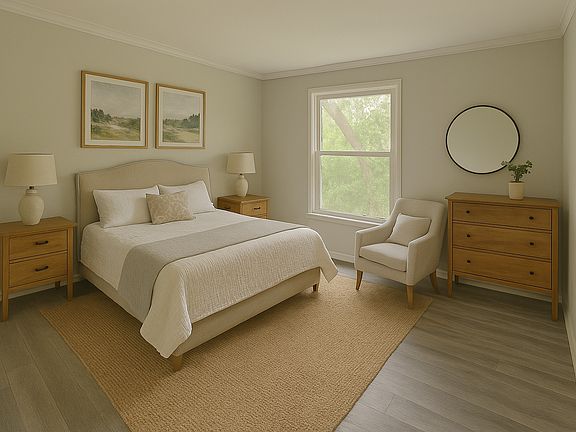 Master Bedroom _ furniture shown has been removed