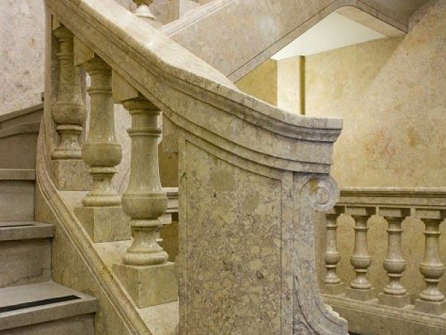 Historic Georgia Marble Staircase