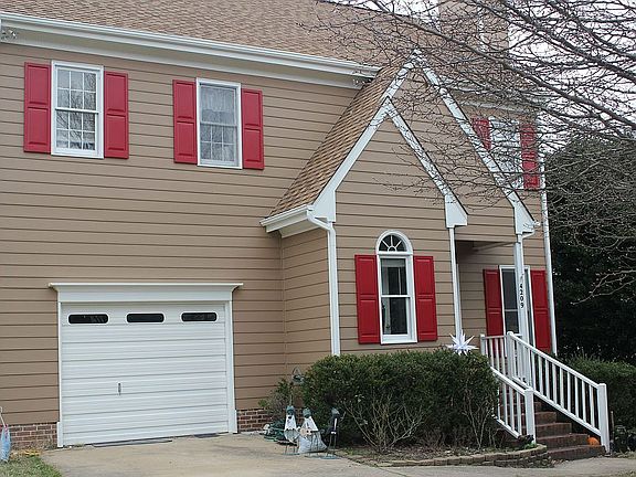 Fresh exterior paint