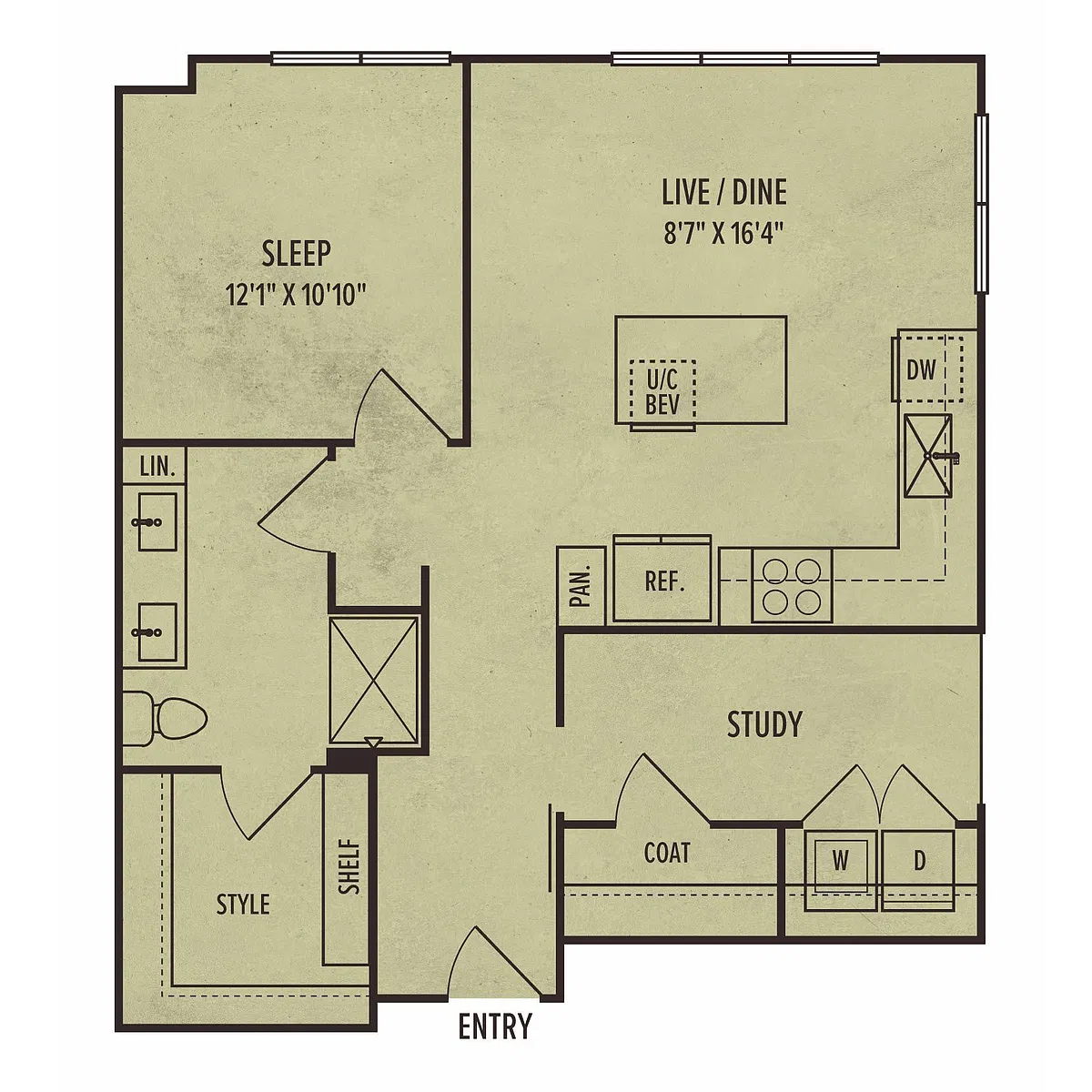 Floor plan 1G