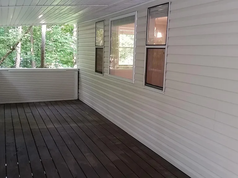 Rear deck