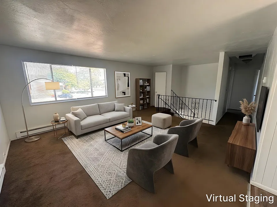 Living Room Virtual Staging