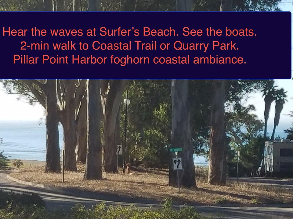 Hear the surf & distant foghorn