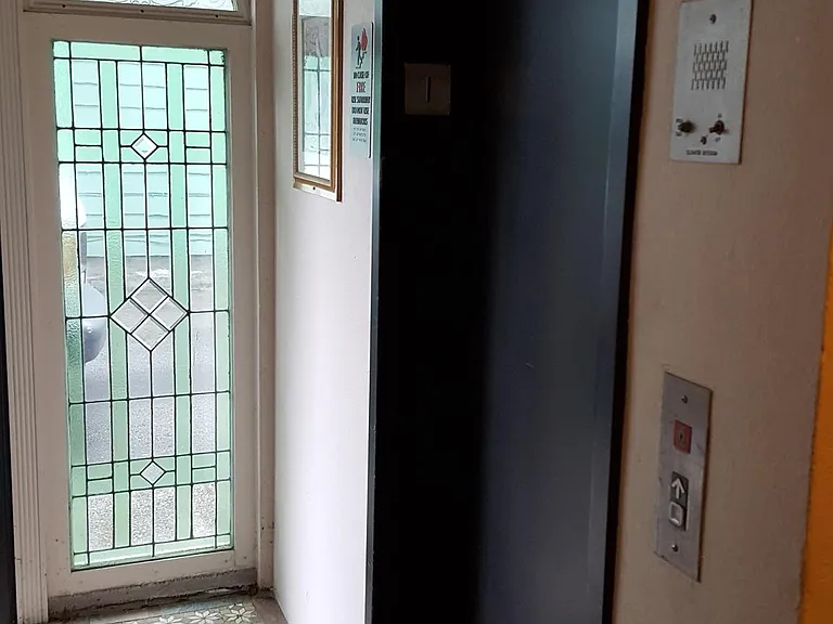 Building Entry Foyer with Elevator.