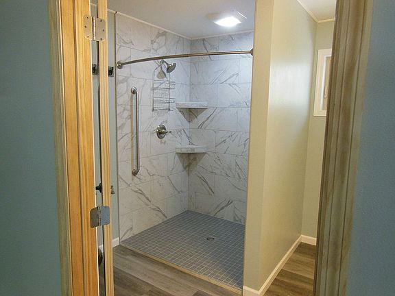 door to bathroom